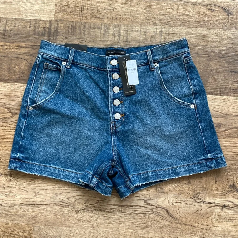 Banana Republic High Waisted Shorts 29/8 NWT